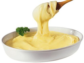 Картофельное пюре с сыром и чесноком 